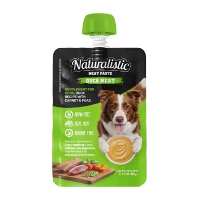 Naturalistic Meat Paste Pato para Perros 90 g