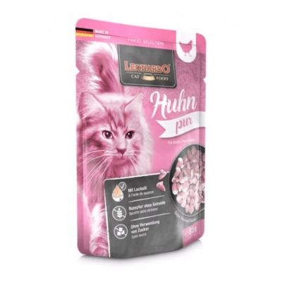 LEONARDO Pouch Cat Puro Pollo 85 g