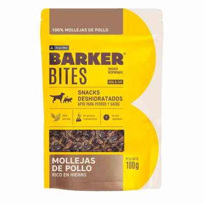 BARKER BITES DE MOLLEJAS 100GR