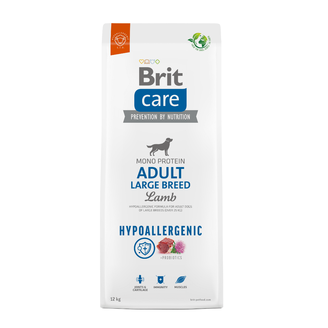 BRIT CARE ADULT LARGE BREED LAMB&R 12KG1