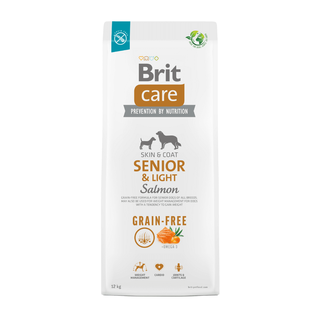 BRIT CARE ADULT SENIOR & LIGHT SALMON&POTATO 12KG1