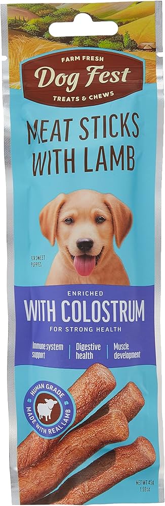 DOG FEST MEAT STICKS LAMB  PUPPY 45GR1
