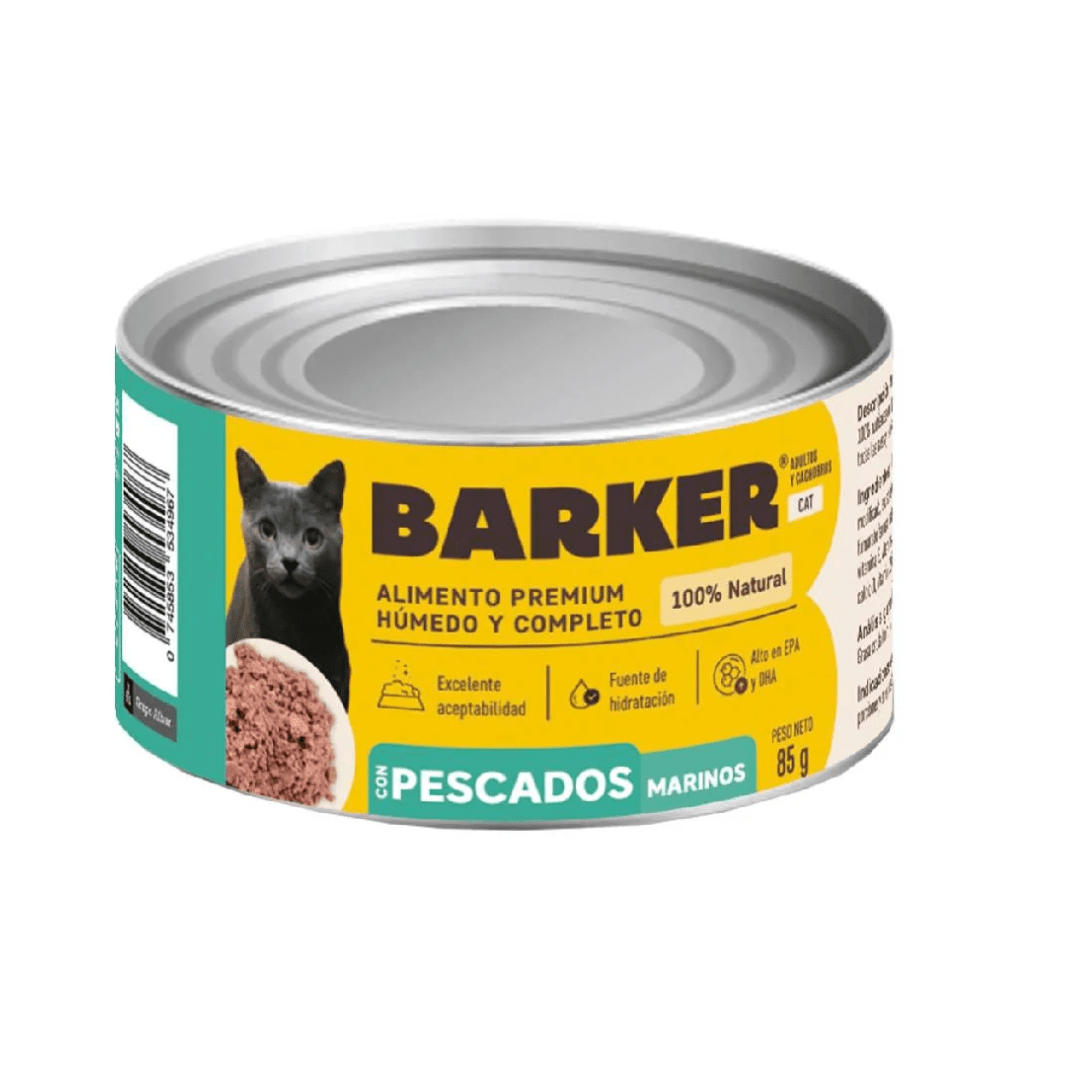 BARKER CAT PESCADOS MARINOS 85GR1