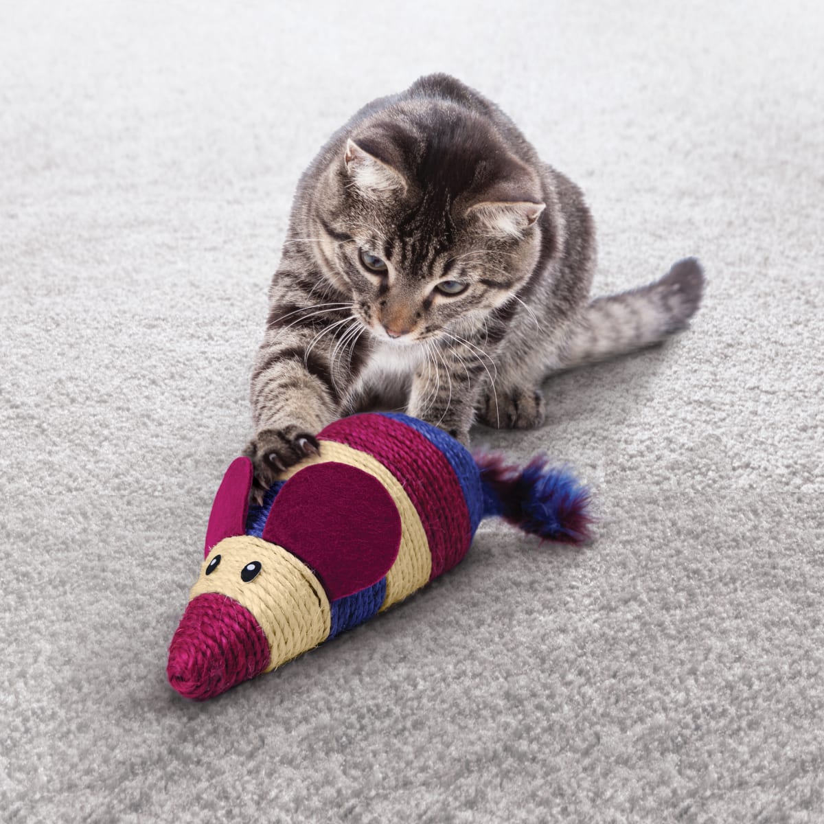 KONG WRANGLER SCRATCH MOUSE CAT2
