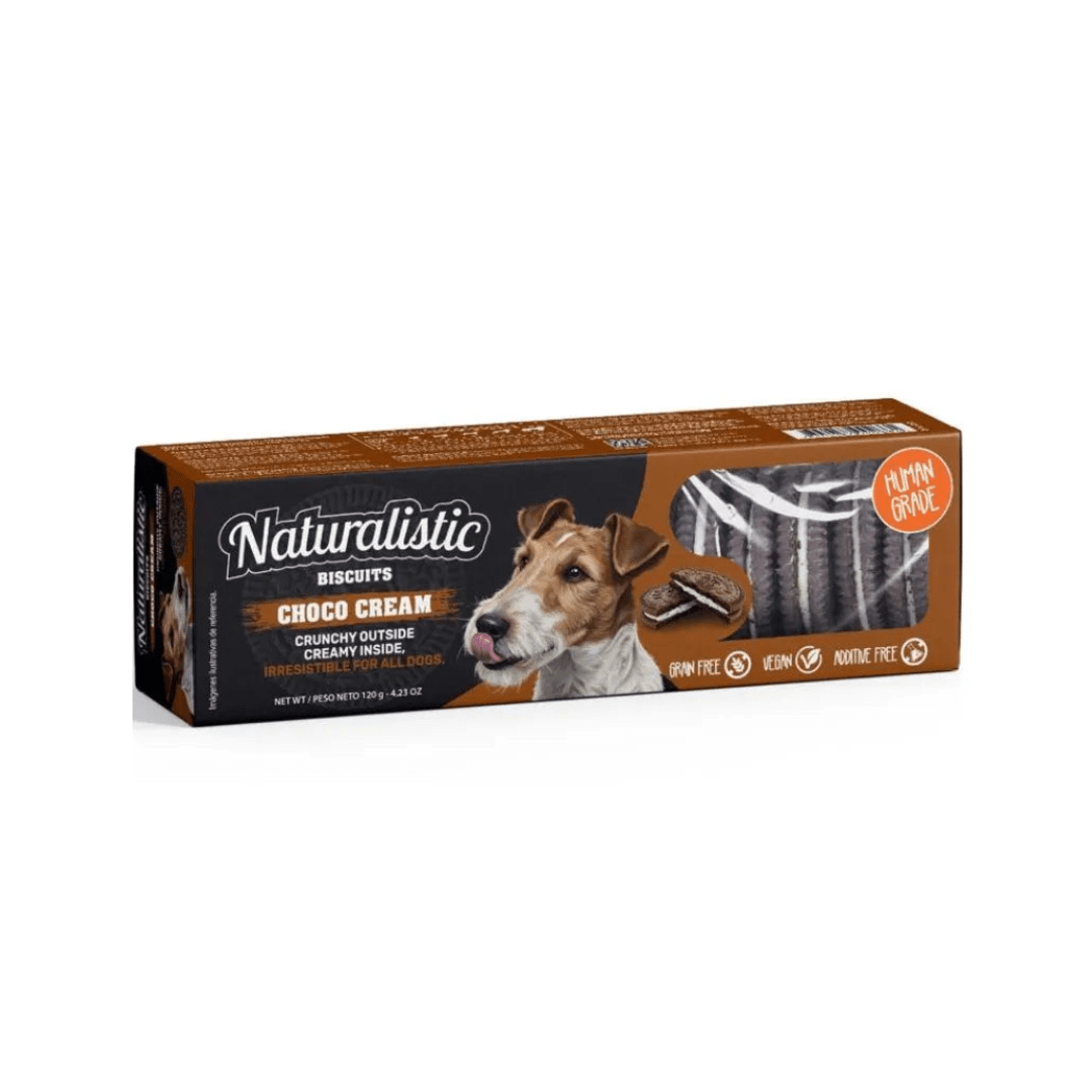 NATURALISTIC BISCUITS CHOCO CREAM 120GR1