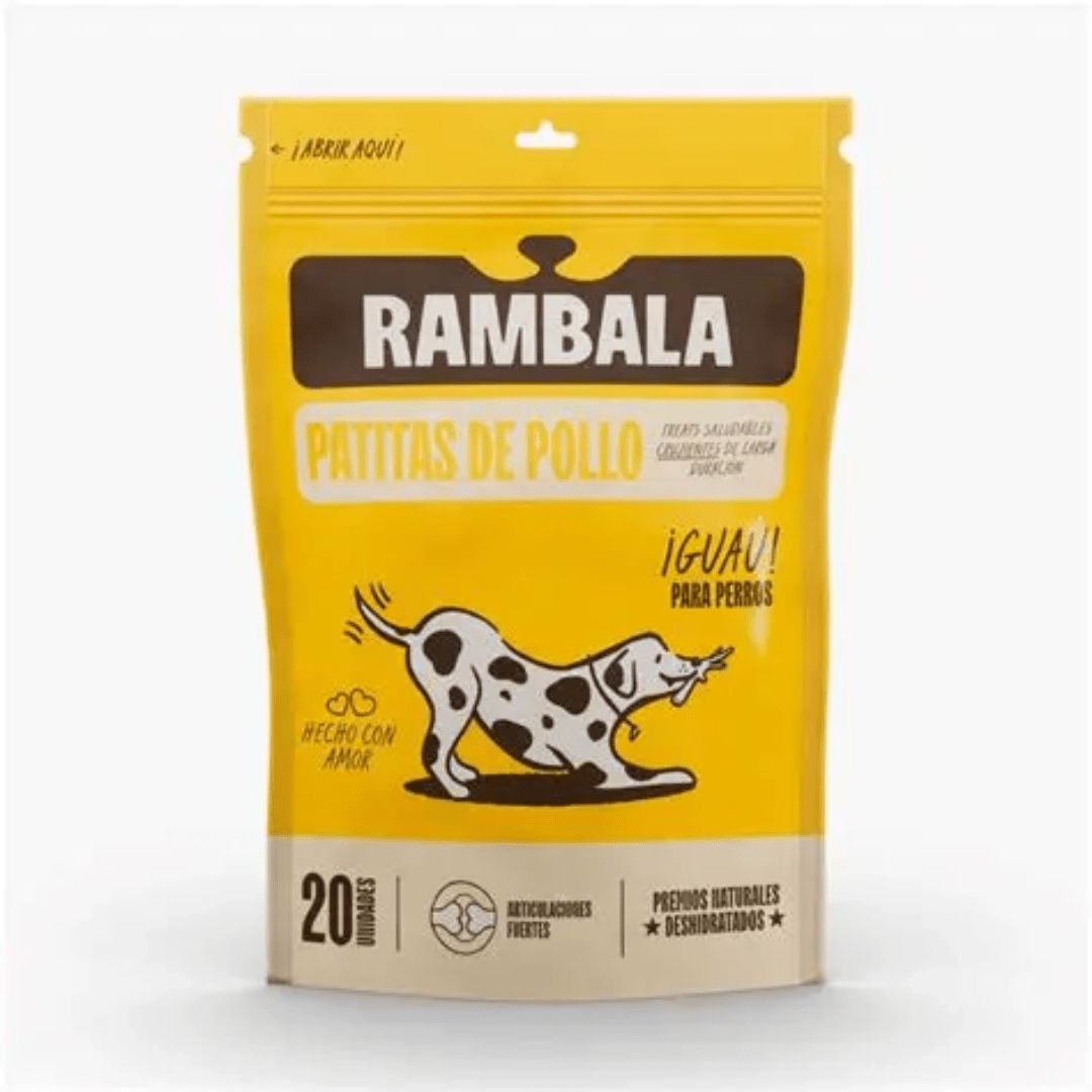Rambala Treats Patas de Pollo para Perros 20 Unidades1