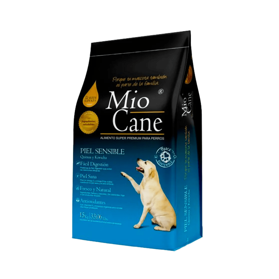 MIO CANE SUPER PREMIUM PIEL SENSIBLE 15KG1