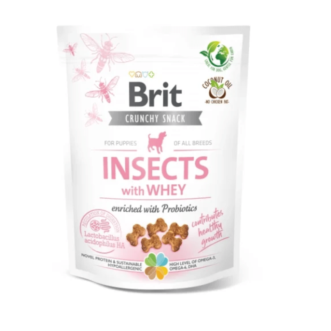 BRIT SNACK INSECTS WHEY 200GR1
