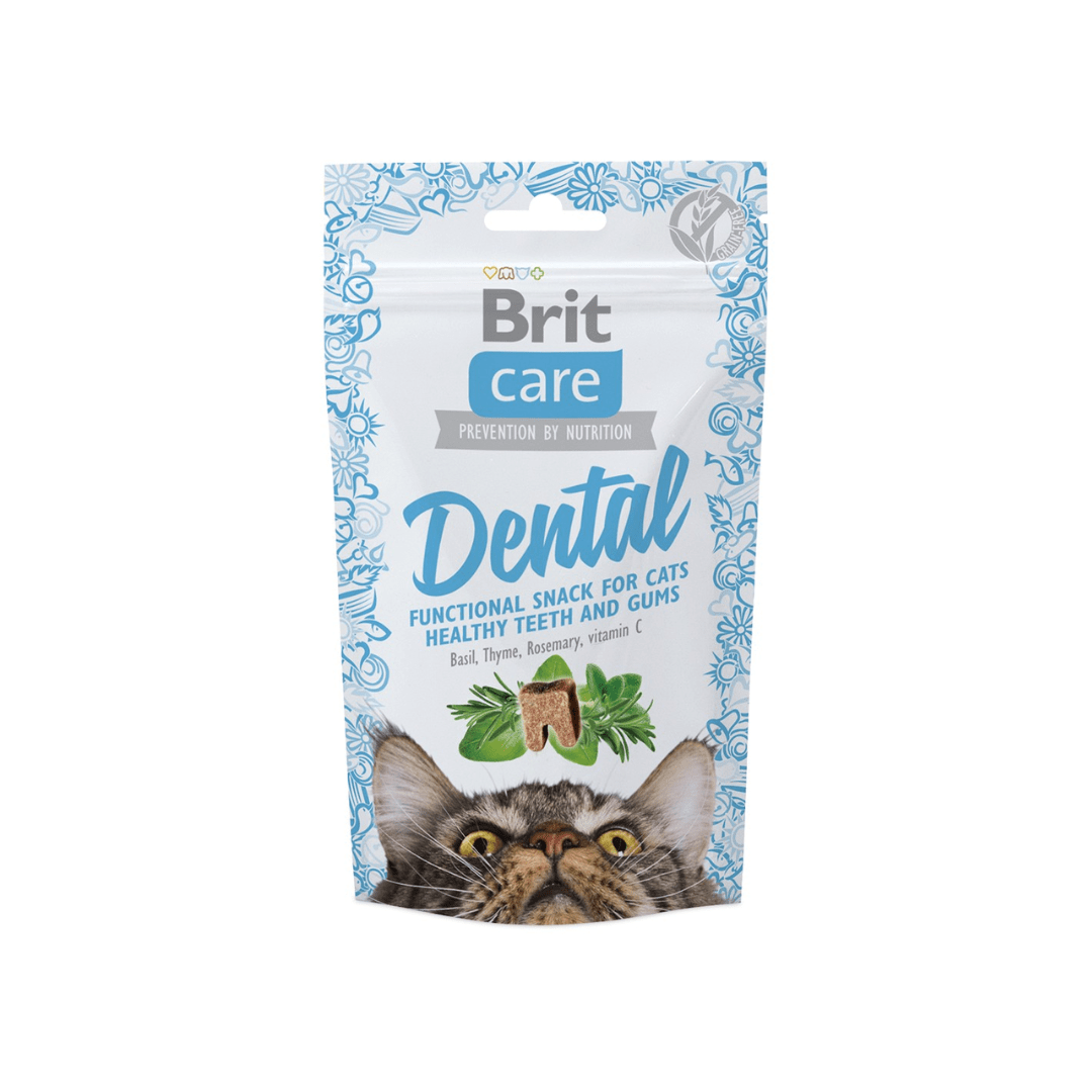 BRIT CARE CAT SNACK DENTAL  50GR1