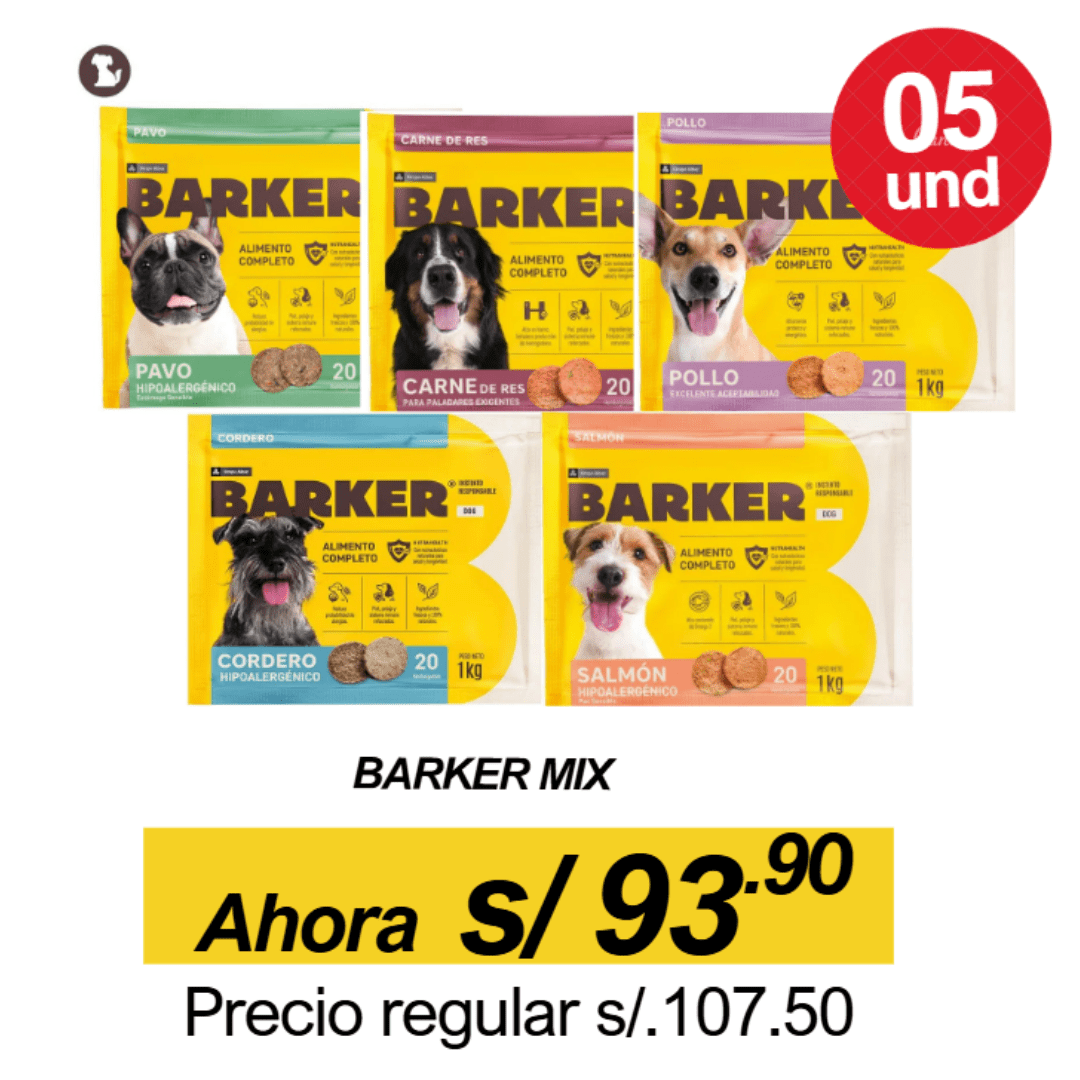 BARKER MIX – PACK 5 UNIDADES1