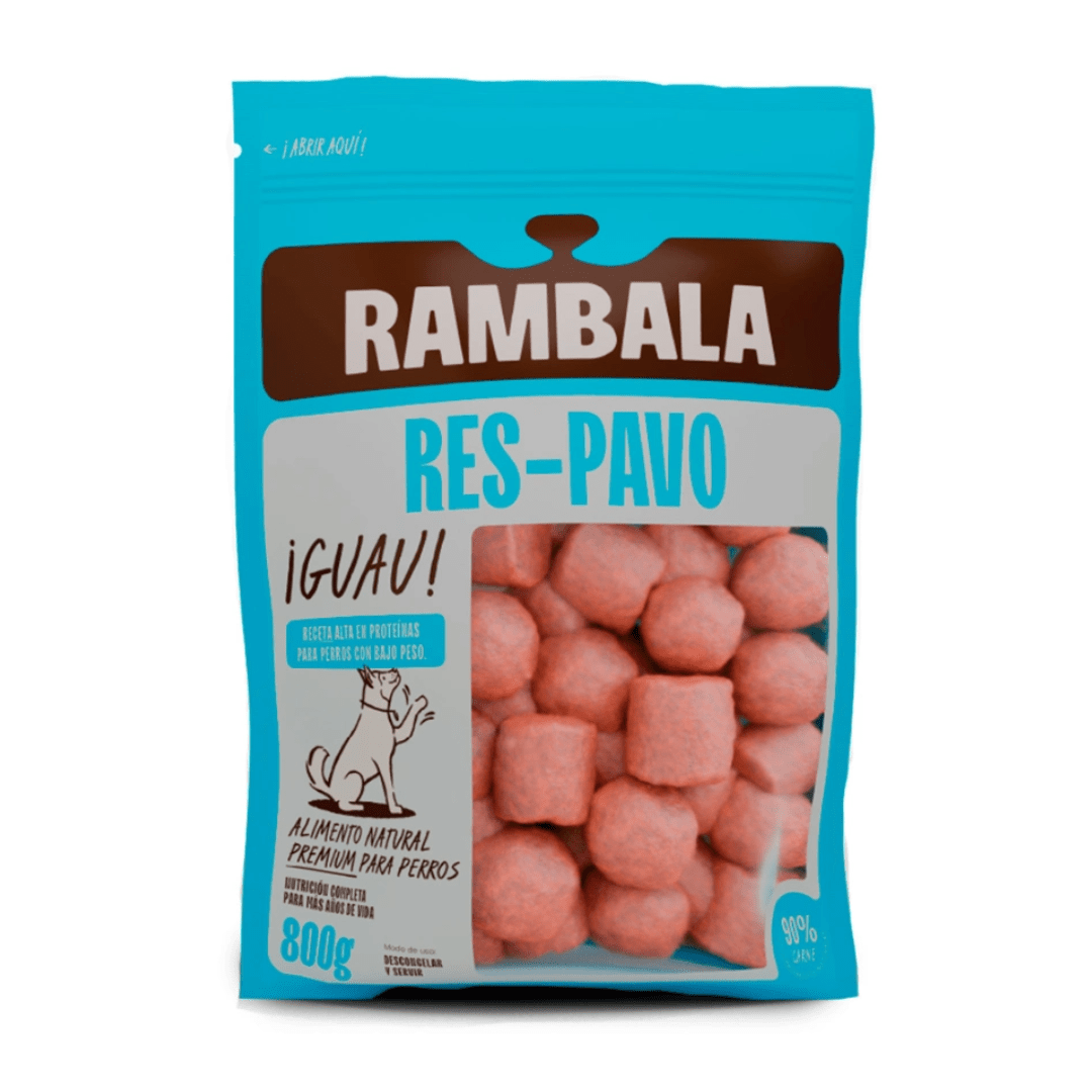 RAMBALA BAR RES PAVO 800GR1