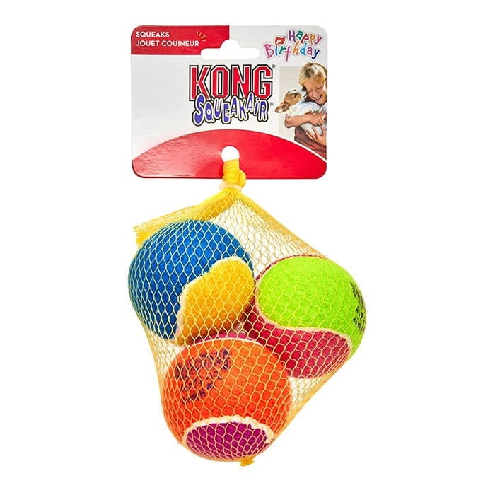 KONG SQUEAKAIR BALLS BIRTHDAY MD1