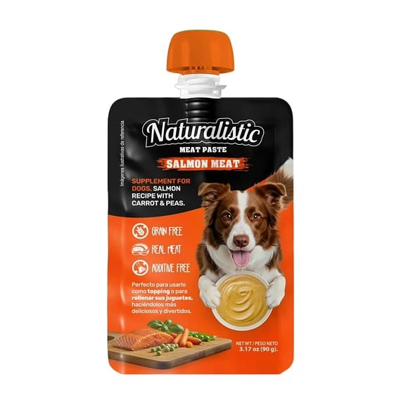 Naturalistic Meat Paste Salmón para Perros 90 g1