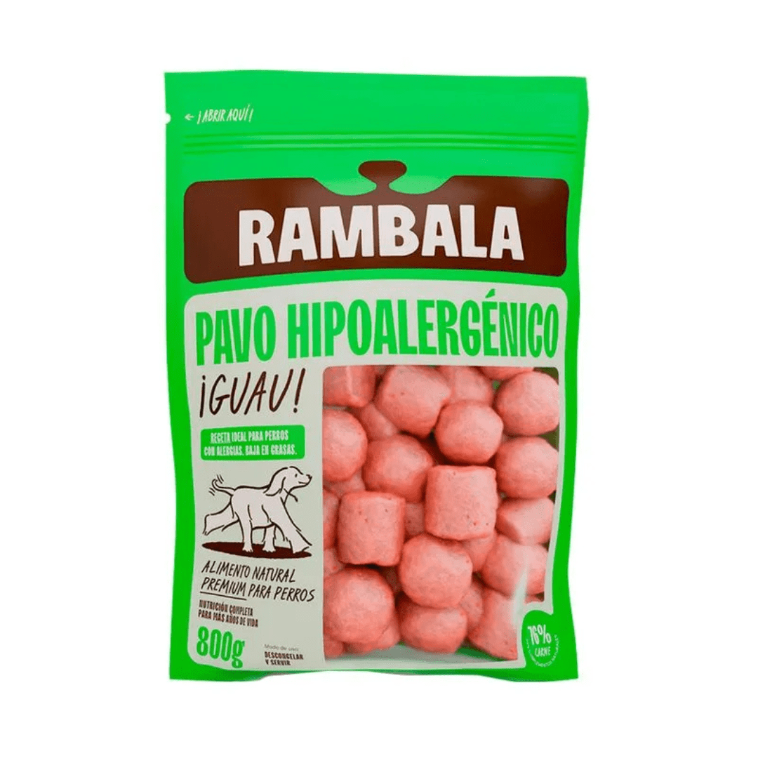 RAMBALA BAR PAVO HIPOALERGENICO 800GR1