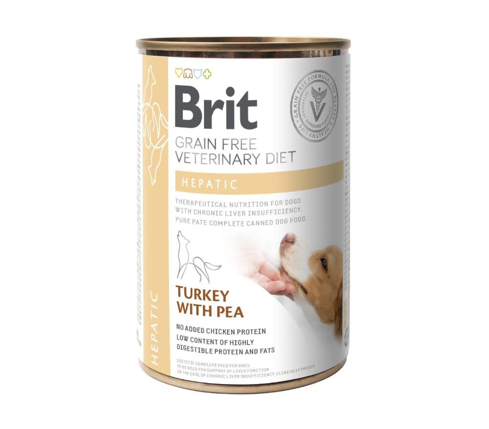 BRIT GRAIN FREE VETERINARY DIET HEPATIC 400GR1