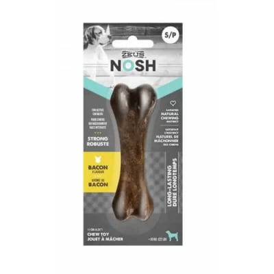 Juguete Perro Zeus Nosh Hueso Duro Tocino (S / M / L)