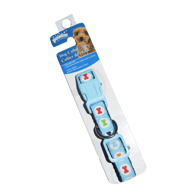 Collar Perro Pawise Diseno Azul (S / M)