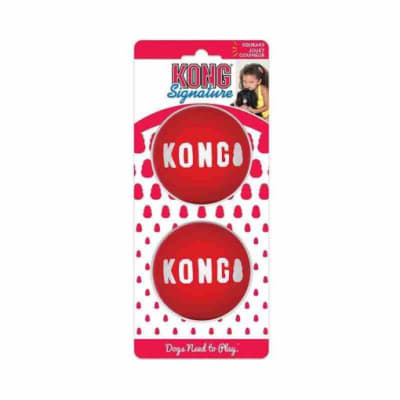 Juguete Perro Kong Signature Ball 2-Pack