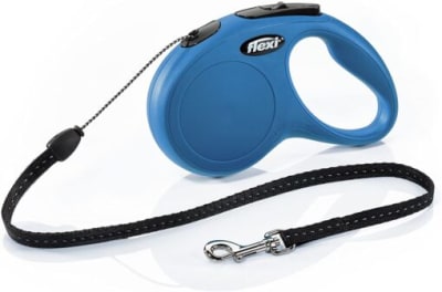Correa Retractil Flexi New Classic Azul Cordon