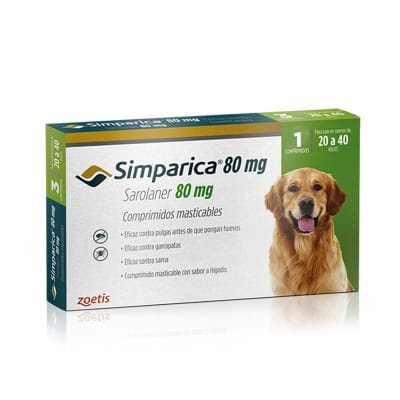 Antiparasitario Externo Perro Simparica 20-40kg