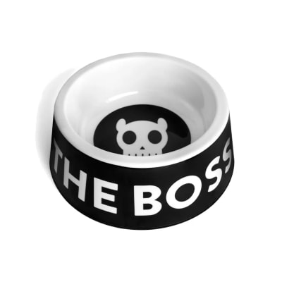 ZeeDog Im The Boss Black Bowl