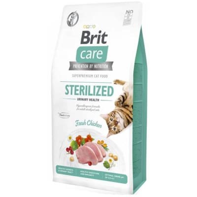Alimento Gato Brit Care Grain Free Sterilized Urinary (400gr / 2kg / 7kg)