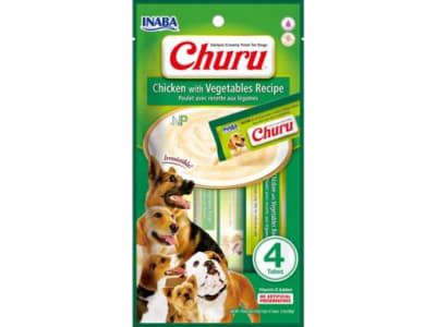 Snack Perro Churu Pollo con Vegetales
