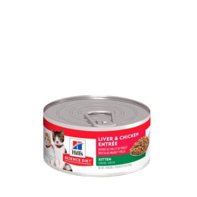 Alimento Humedo Gato Hills Kitten Liver and Chicken (156gr)