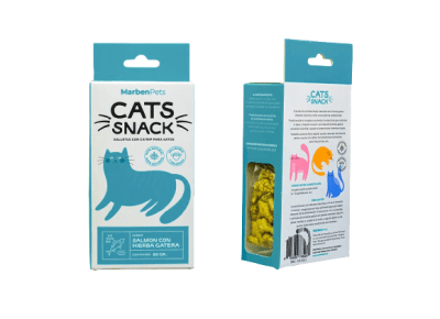 Galletas Gato Marbenpets Snack Salmon y Hierbas