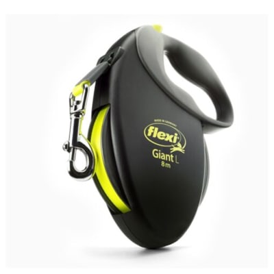 Correa Retractil Flexi Giant Neon Cinta