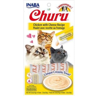 Snack Gato Churu Pollo con Queso