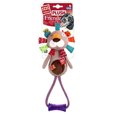 Juguete Perro Gigwi Leon Plush Friendz Johnny Stick