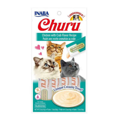 Snack Gato Churu Pollo con Cangrejo