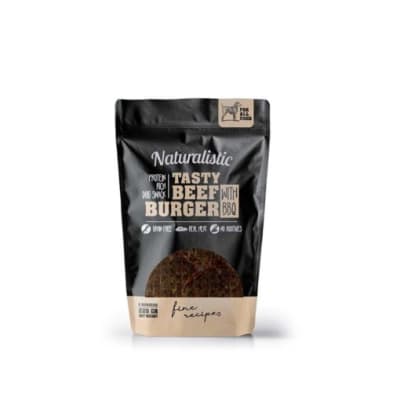 Snacks Perros Naturalistic Tasty Beef Burguer/Bbq