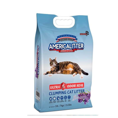 Arena Aglutinante America Litter Ultra Odor Seal Lavanda (7kg / 15kg)