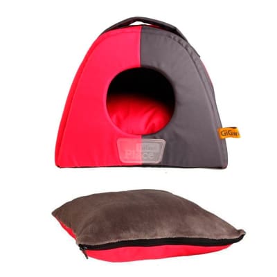 Cama Gigwi Place Iglu Gris/Rosado