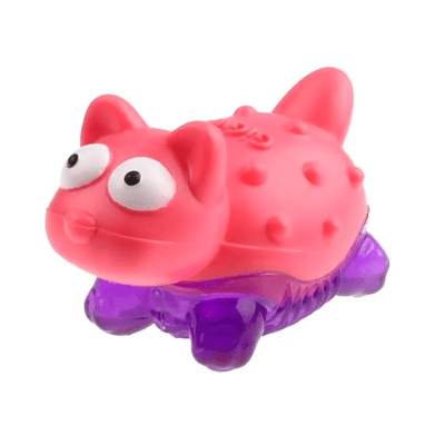 Juguete Perro Gigwi Suppa Puppa Gato Rosado y Morado