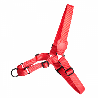 ZeeDog Neon Coral Soft-Walk Harness1