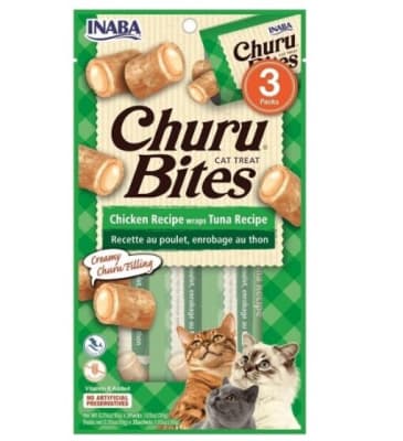 Snack Gato Churu Bites Wraps Atún