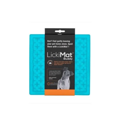 Lickimat Buddy Turquoise Dog