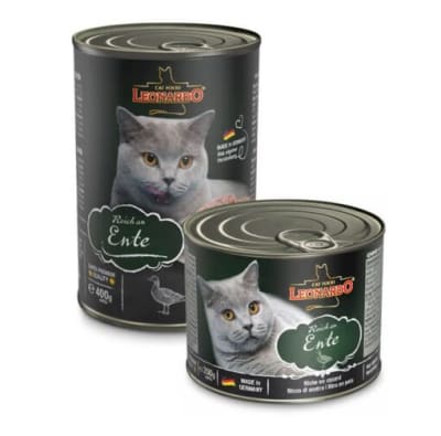 Alimento Humedo Gato Leonardo Lata Pato (200g / 400g)