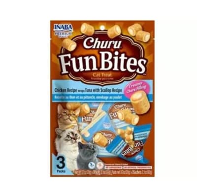 Snack Gato Churu Fun Bites Atun y Ostion