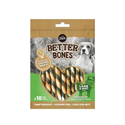 Snack Perro Zeus Better Bones Palitos Cordero y Menta1