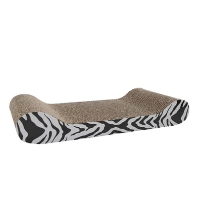 Catit Rasgunador Gato Moderno Tigre Blanco