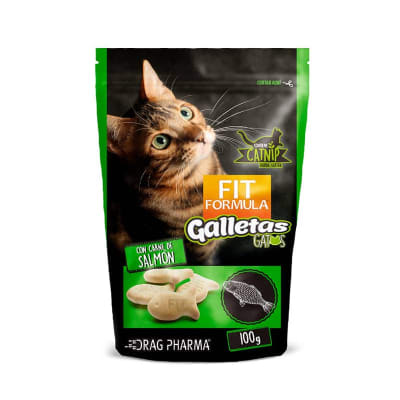 Snacks Gato Fit Formula Galletas Catnip Salmon