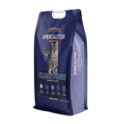 Arena Aglutinante America Litter Clean Paws (7kg / 15kg)1