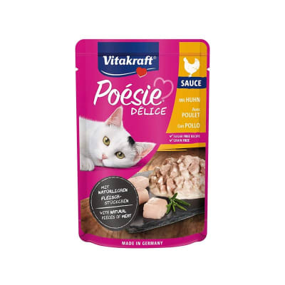 Alimento Humedo Gato Vitakraft Cat Poesi Delice Pollo (85gr)