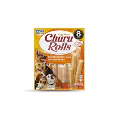 Snack Perro Churu Rolls Chicken (8Un)1