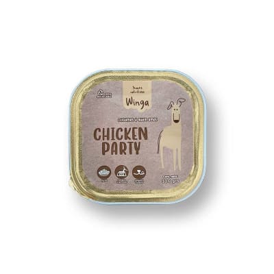Alimento Humedo Perro Winga Chicken Party