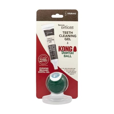 Kong Pelota Dental con Gel